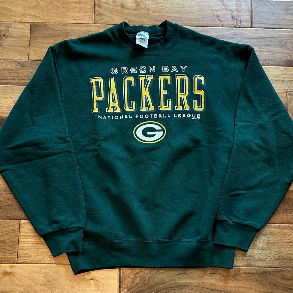Vtg 90s Pro Player Green Bay Packers sweatshirt